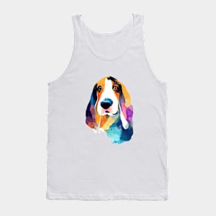 Basset Hound Dog Wild Nature Animal Tank Top